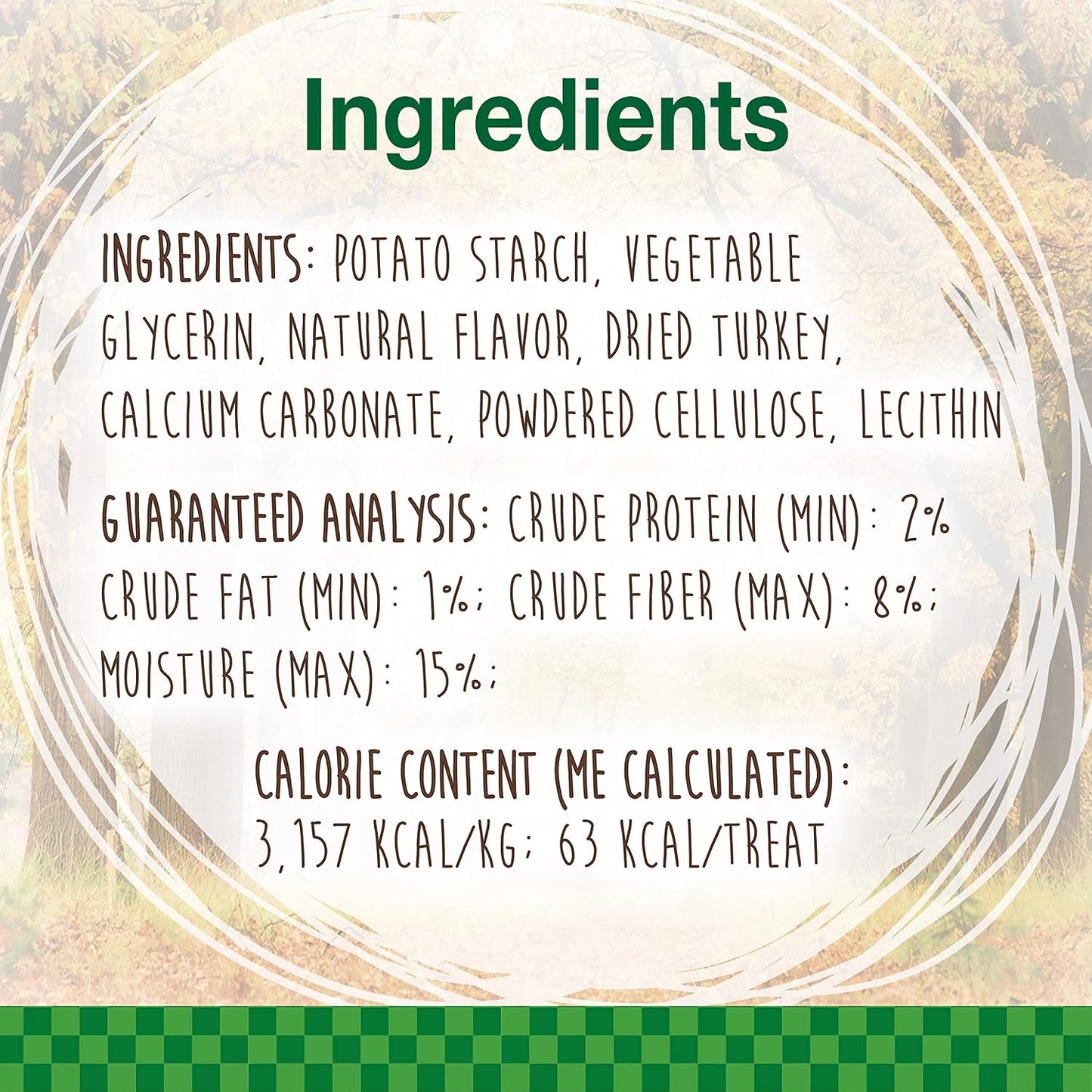 Authentic USA imported Nylabone healthy edibles turkey flavor treats.