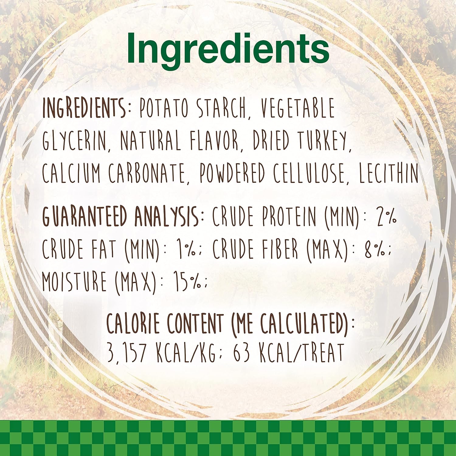 Authentic USA imported Nylabone healthy edibles turkey flavor treats.