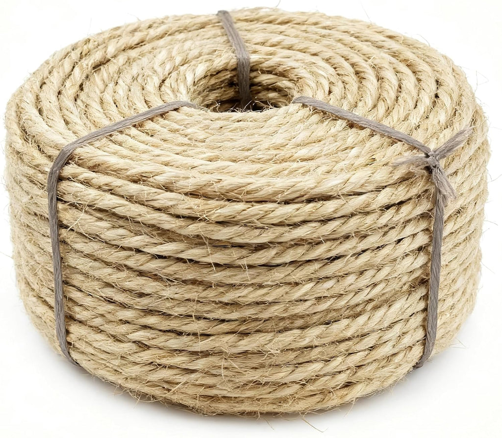 164Ft Sisal Rope for Cat Tree & Scratching Post Replacement, Scratcher Rope to Refresh Cat Furniture, Durable Cat Scratching Rope - Image 10