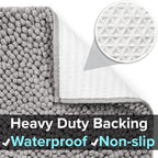 CatGuru scatter control non slip litter box mat close up