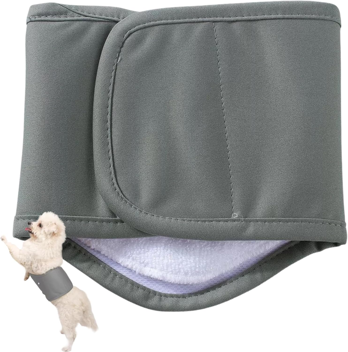 Washable and eco friendly puppy toilet training wrap in brown color
