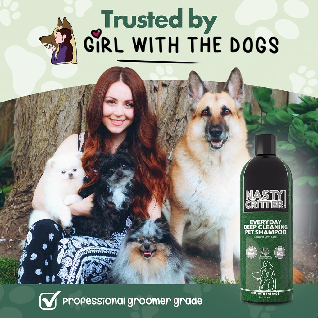 Nasty Critter shampoo by Girl With The Dogs 16 fluid ounce bottle