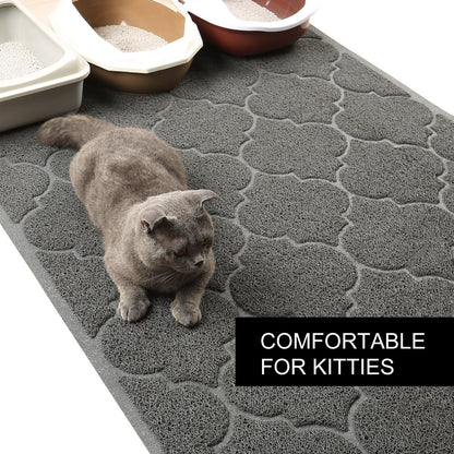 Cosyearn premium gray pet mat comfortable for cat paws