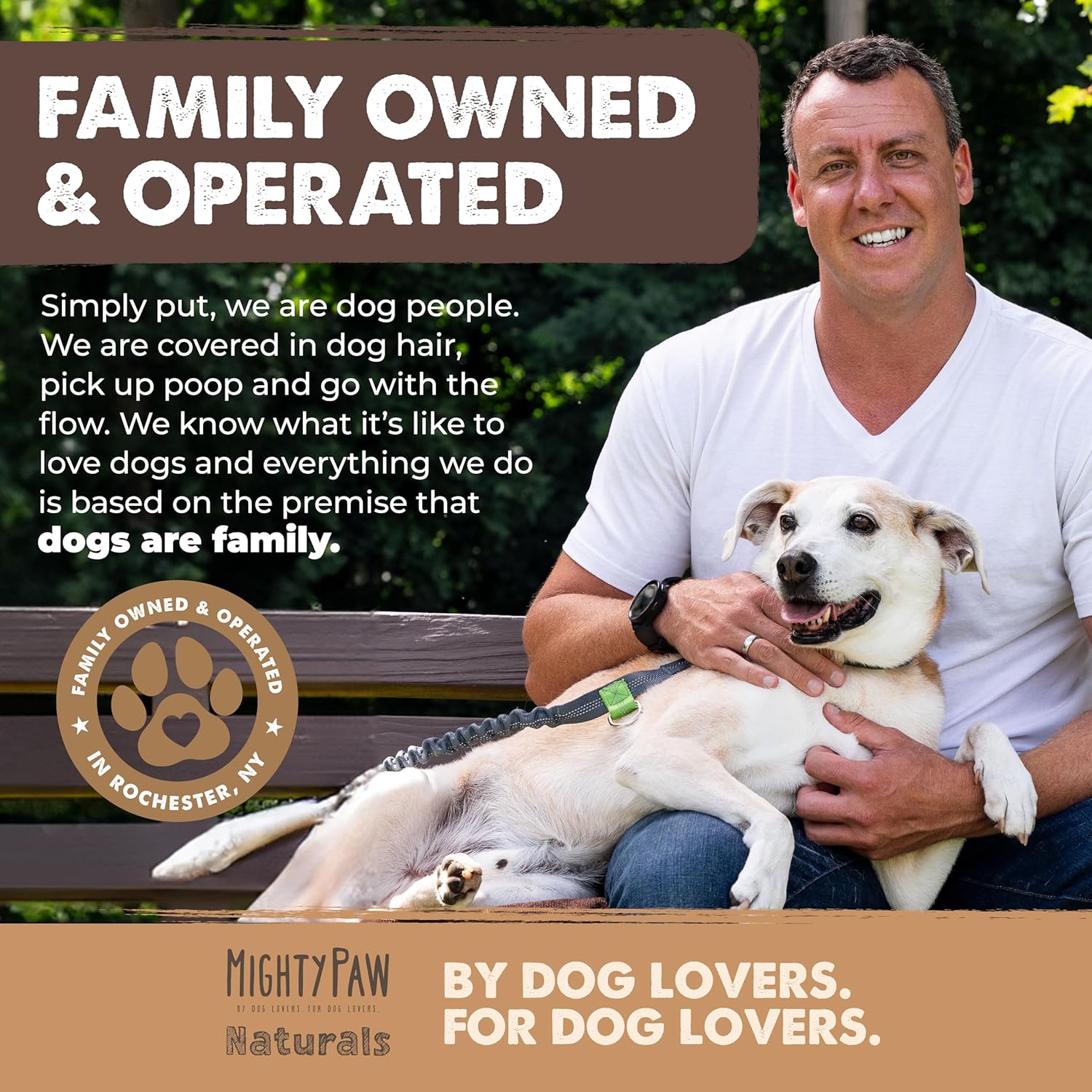 Mighty Paw fully digestible beef pizzle sticks for puppies