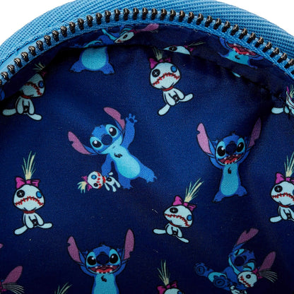 Loungefly Pets Disney Lilo and Stitch medium harness packaging details and official licensed branding.