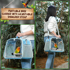 Suertree lightweight bird transport bag with shoulder strap