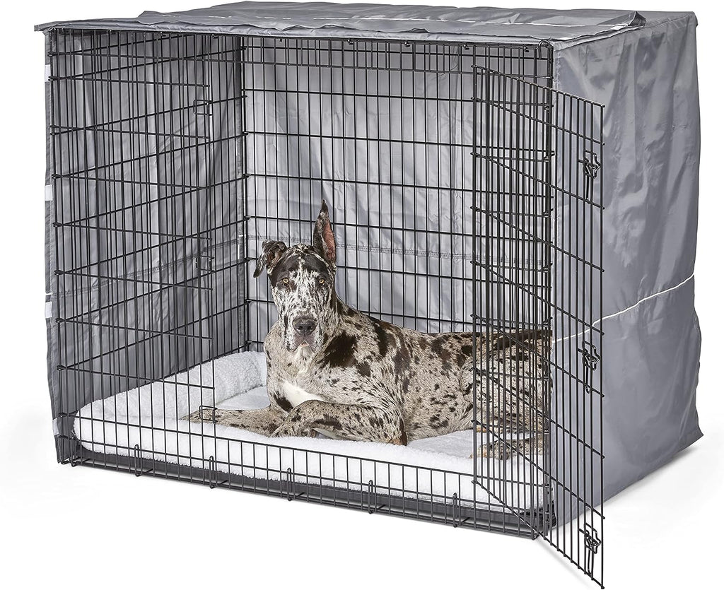 MidWest Homes for Pets Small Dog Crate Cover Featuring Teflon Fabric Protector, Poly-Cotton Privacy Kennel Cover Fits Most 24-inch Crates, Pink Designer Print, Machine Washable, Reduces Barking - Image 11