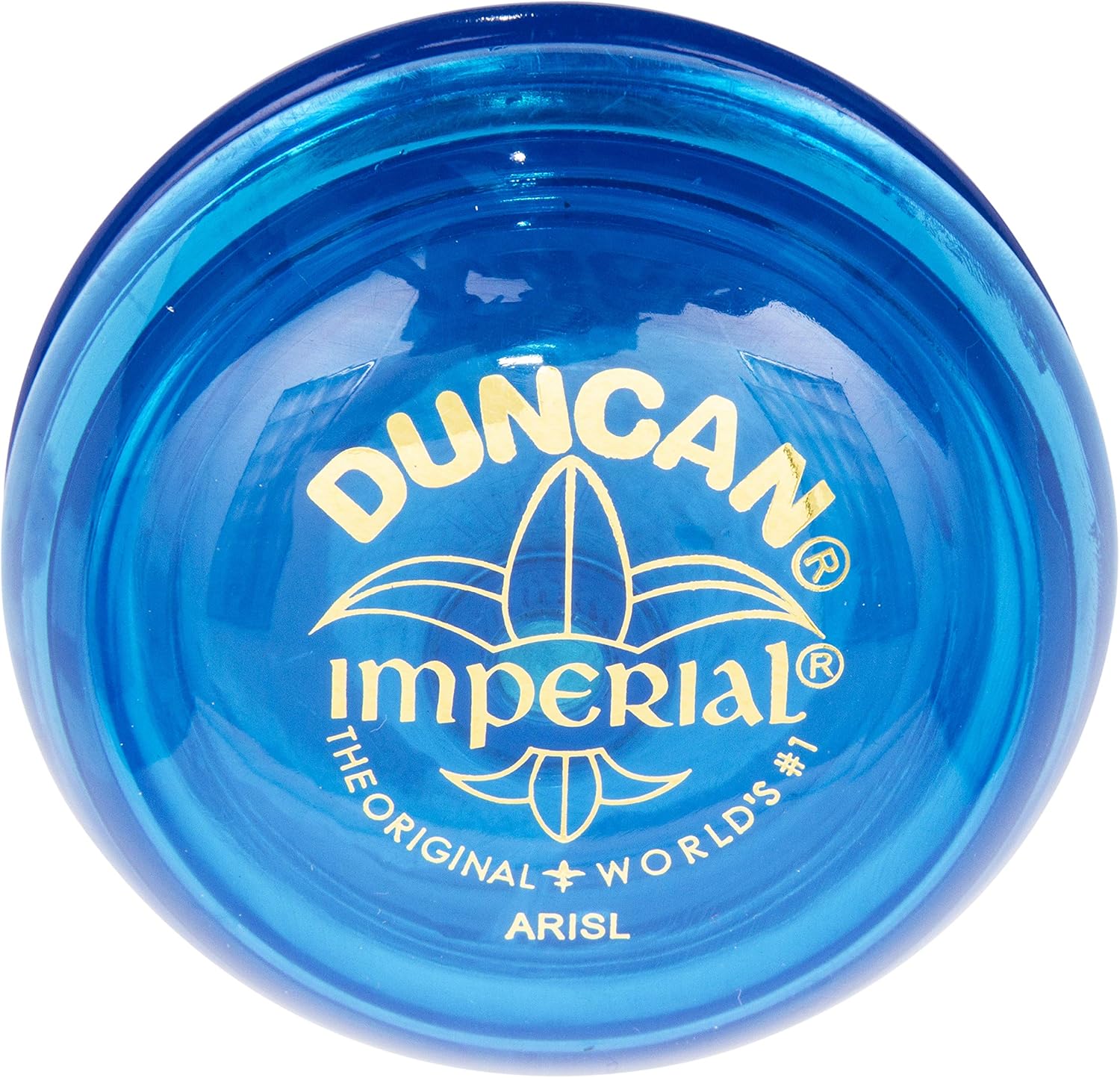 Duncan Imperial yo-yo blue front view