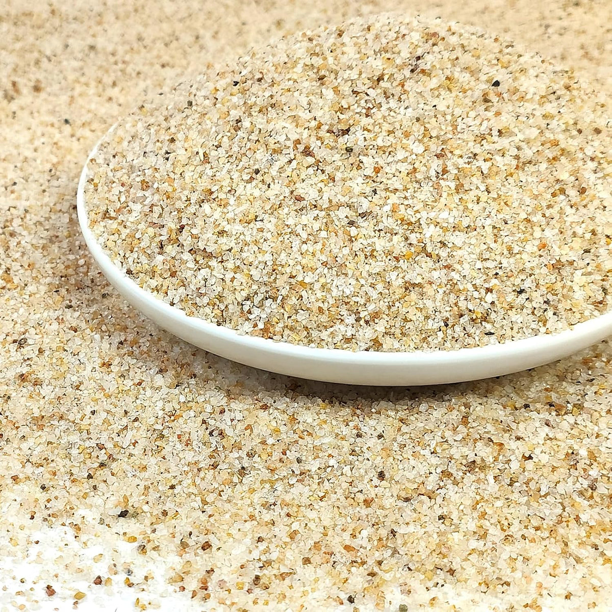 Yiszm beige aquarium sand 2 pounds bag front view