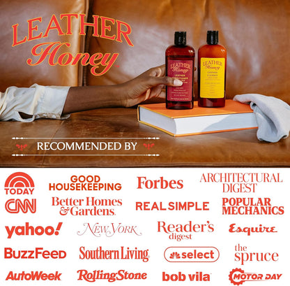 Leather Honey Complete Leather Care Kit Including 8 oz Cleaner and 16 oz Conditioner for use on Leather Apparel, Furniture, Auto Interiors, Shoes, Bags and Accessories - Image 9