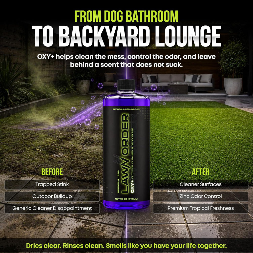 LawN Order pet safe odor eliminator bottle