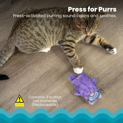 Catstages Purr Pillow with internal purr mechanism exposed