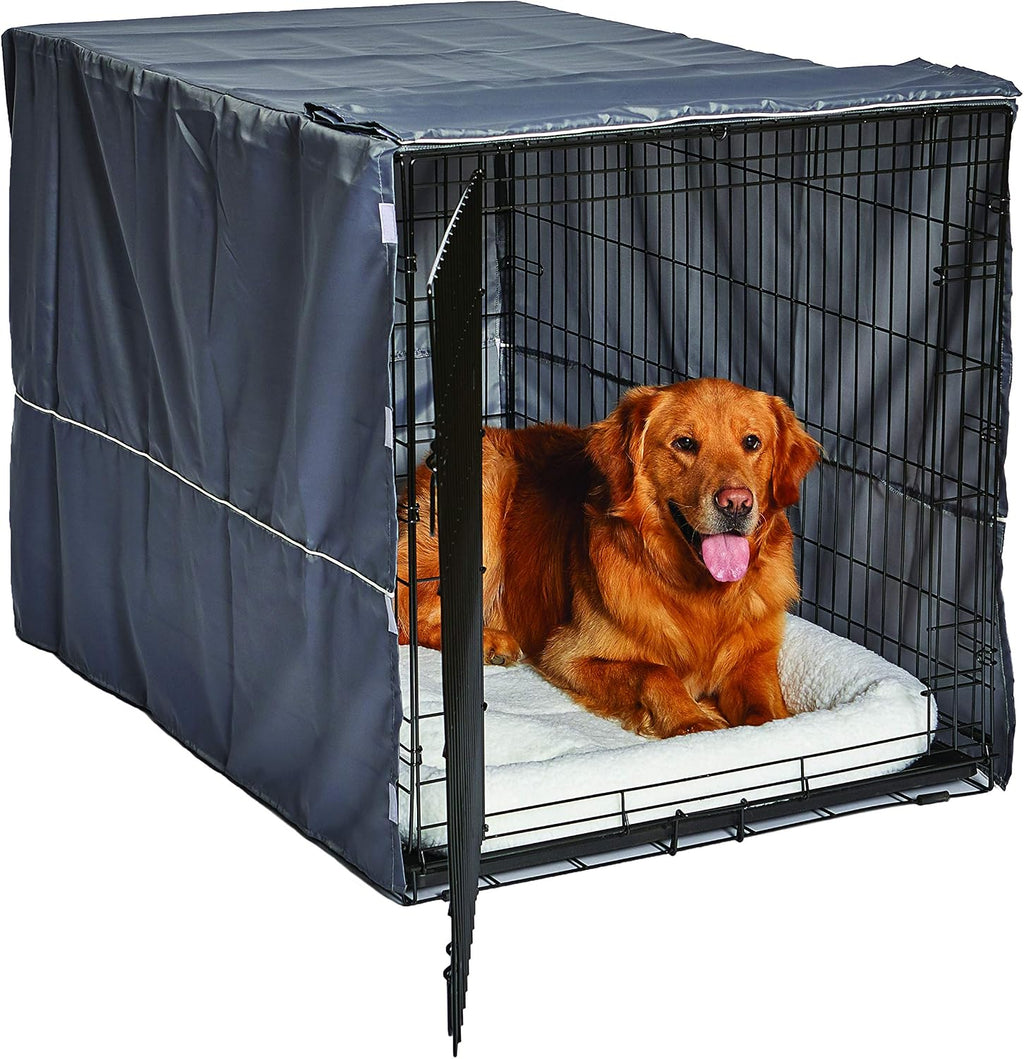 New World extra large dog crate cover front view lightweight privacy kennel cover