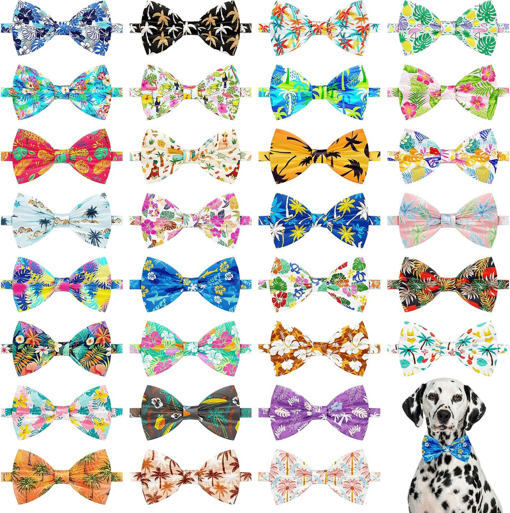 30 PCS 4th of July Dog Bow Ties Bulk for Small Medium Large Dogs Patriotic Dogs Bowties with Adjustable Ties Independence Day Bow Ties Party Grooming L - Image 12