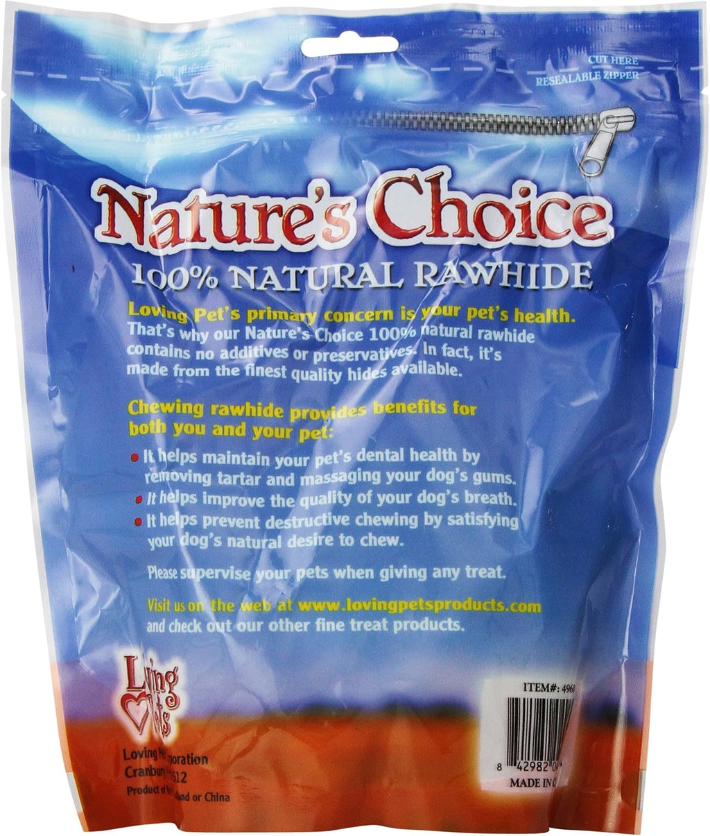 Loving Pets natural rawhide treats for small dogs under 10 pounds