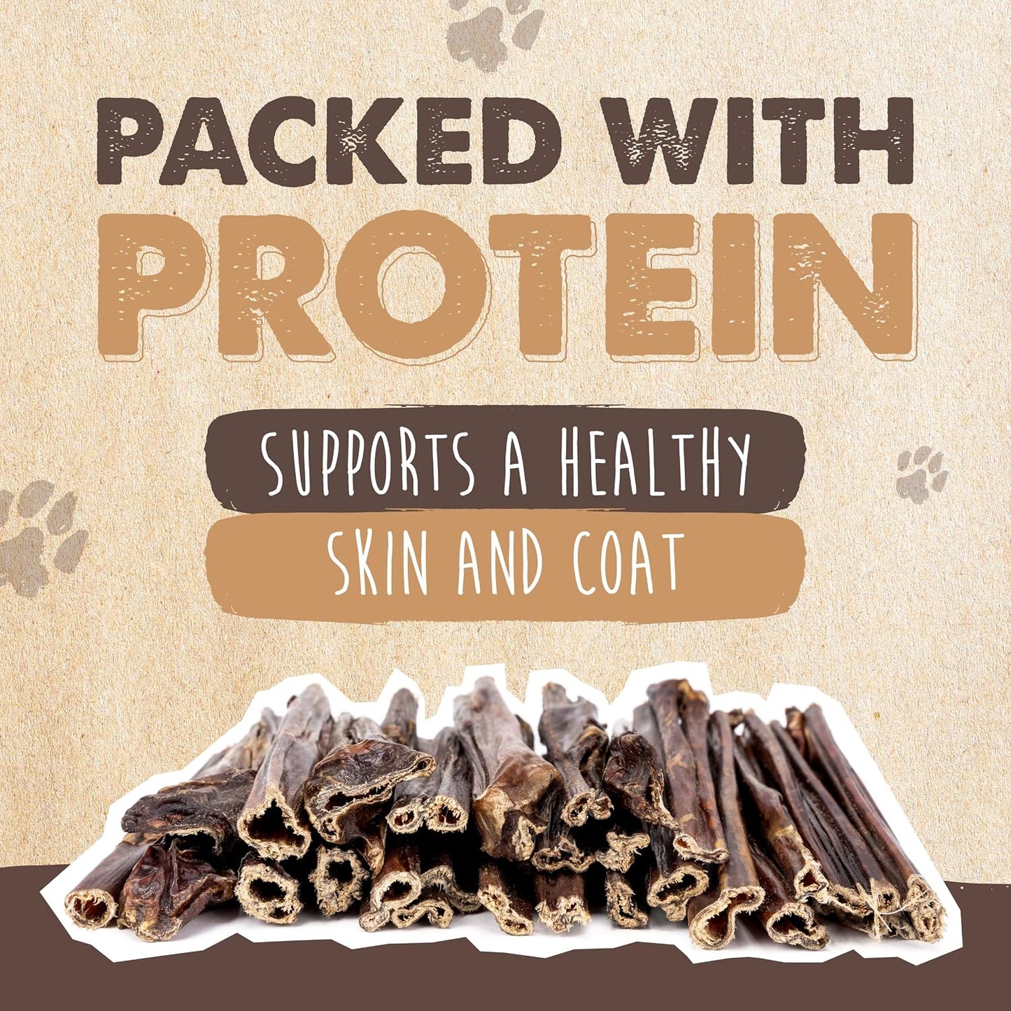 Mighty Paw premium beef dog chews for teething puppies