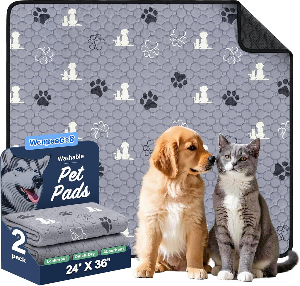 WanpeeGoo dog training pad folded for storage