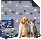 WanpeeGoo dog training pad folded for storage