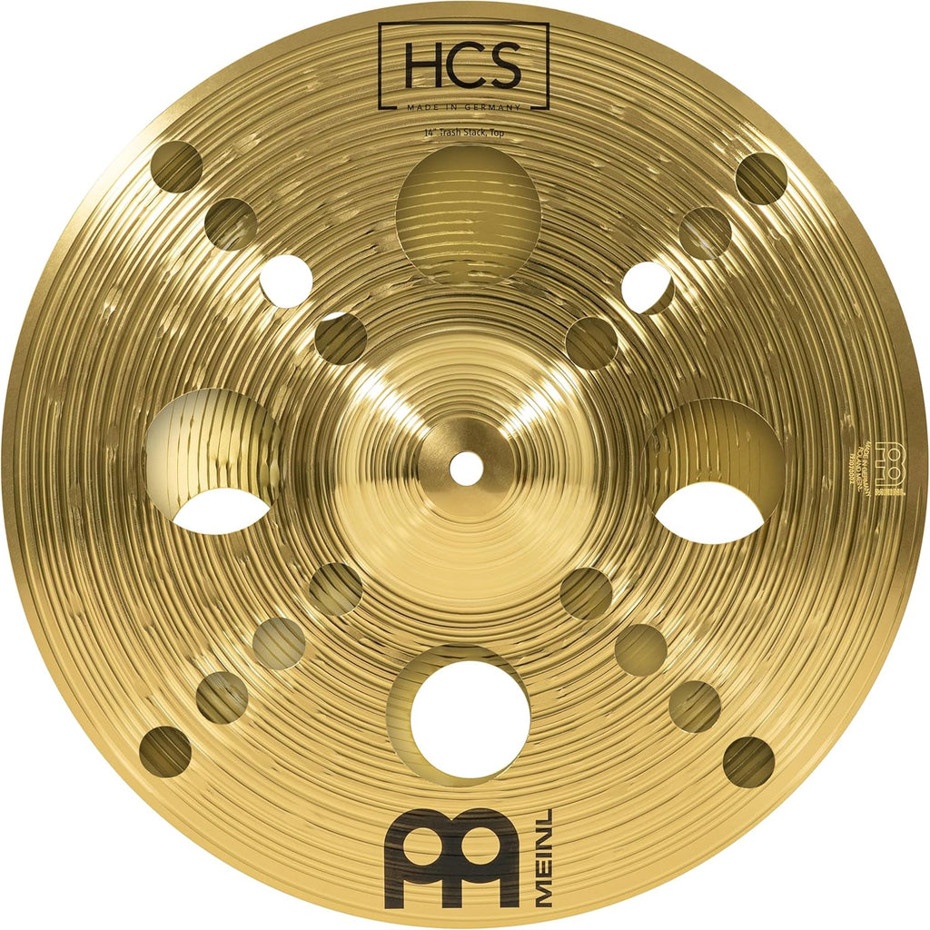 Meinl 12" Trash Stack Cymbal Pair with Holes - HCS Traditional Finish Brass for Drum Set, Made In Germany, 2-YEAR WARRANTY (HCS12TRS) - Image 14