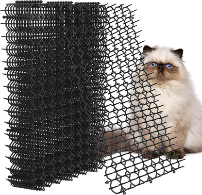 Hmyomina 16 x 8 Inch Scat Mat for Cats, 10 Pack Cat Scat Mat with Spikes - Deterrent Mat for Cats and Dogs - Cat Deterrent Outdoor & Indoor - Image 9