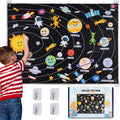 BONNYCO solar system for kids felt board front view displaying planets and space figures