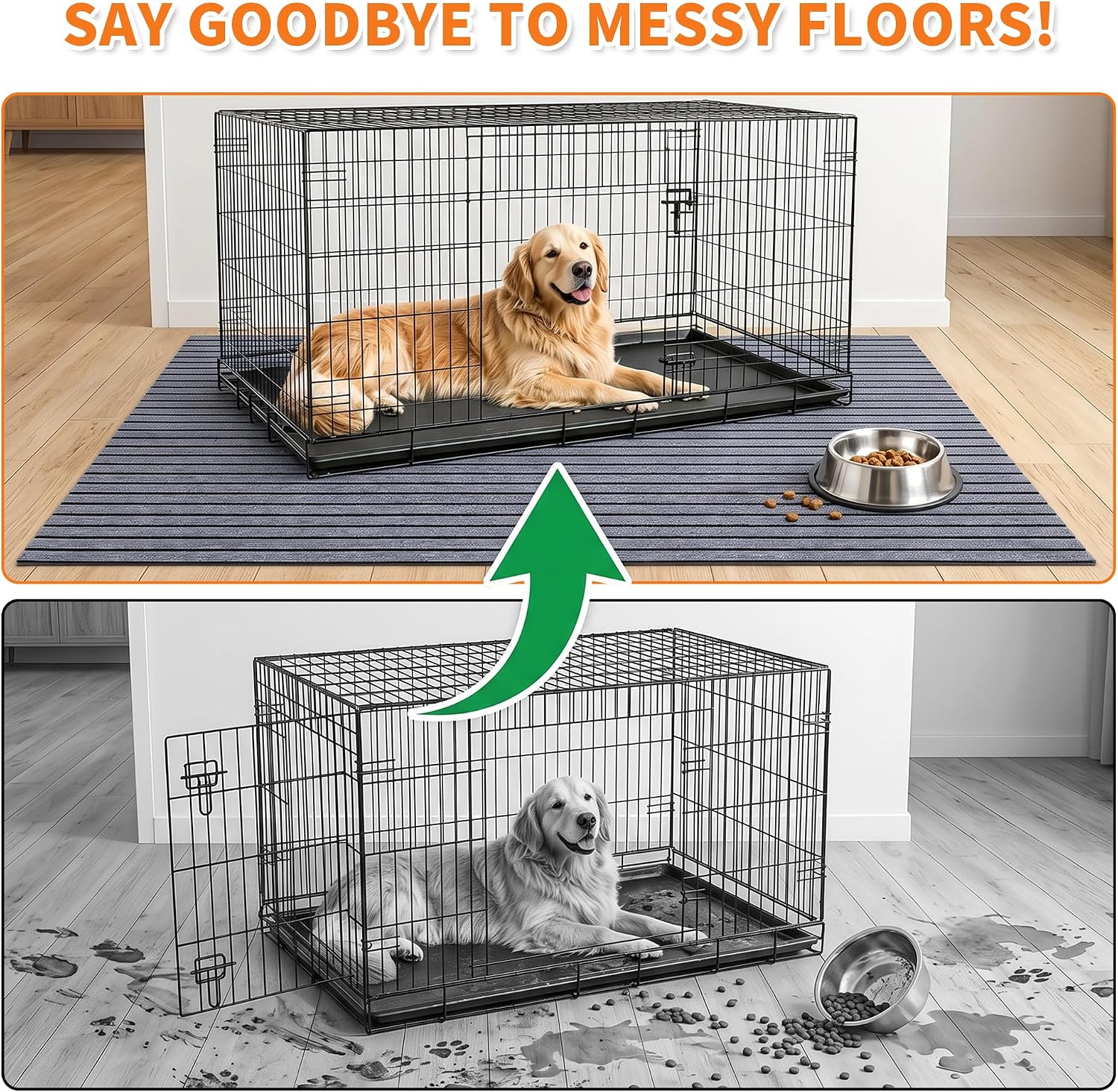 Tempoak pet mat used inside a dog playpen
