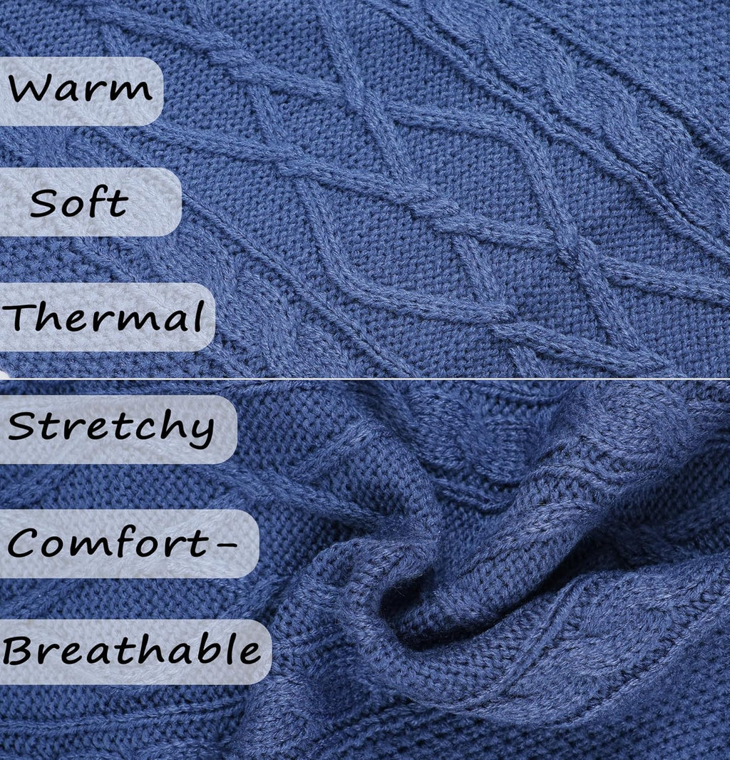 Viunimo pet clothes thick warm cat sweater extra small blue