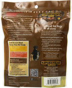 Savory Prime natural beef hide dog chews showing the dense pressed texture.