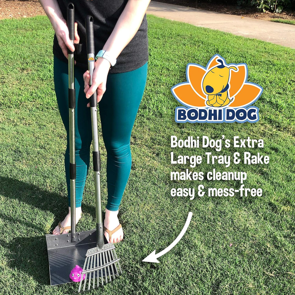 Bodhi Dog pooper scooper for large dogs locked together using integrated storage clips
