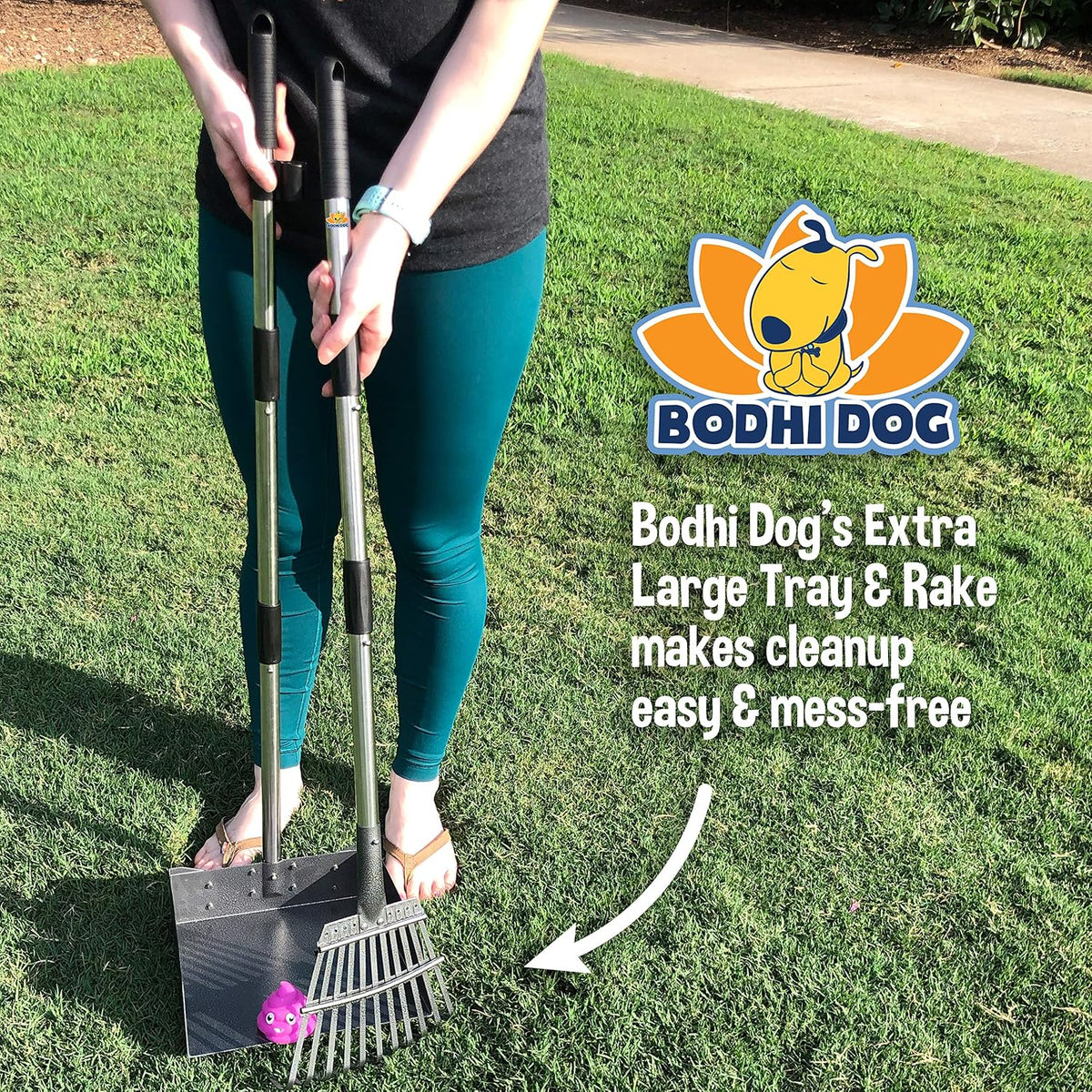 Bodhi Dog pooper scooper for large dogs locked together using integrated storage clips