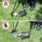 Heeyoo pet waste management equipment standing upright in an outdoor kennel.