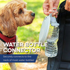 Bonza 33 Ounce collapsible dog dish being filled with water
