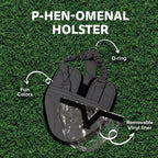Hen Holster chicken diaper with removable vinyl liner detail