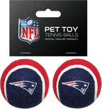 Pets First NFL team tennis balls two piece set packaging