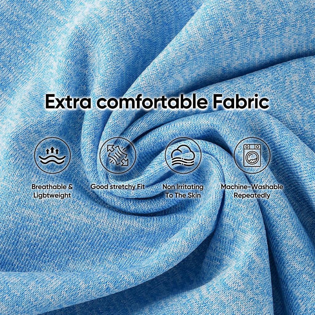 Close up view of breathable fabric on baobicute dog tank top