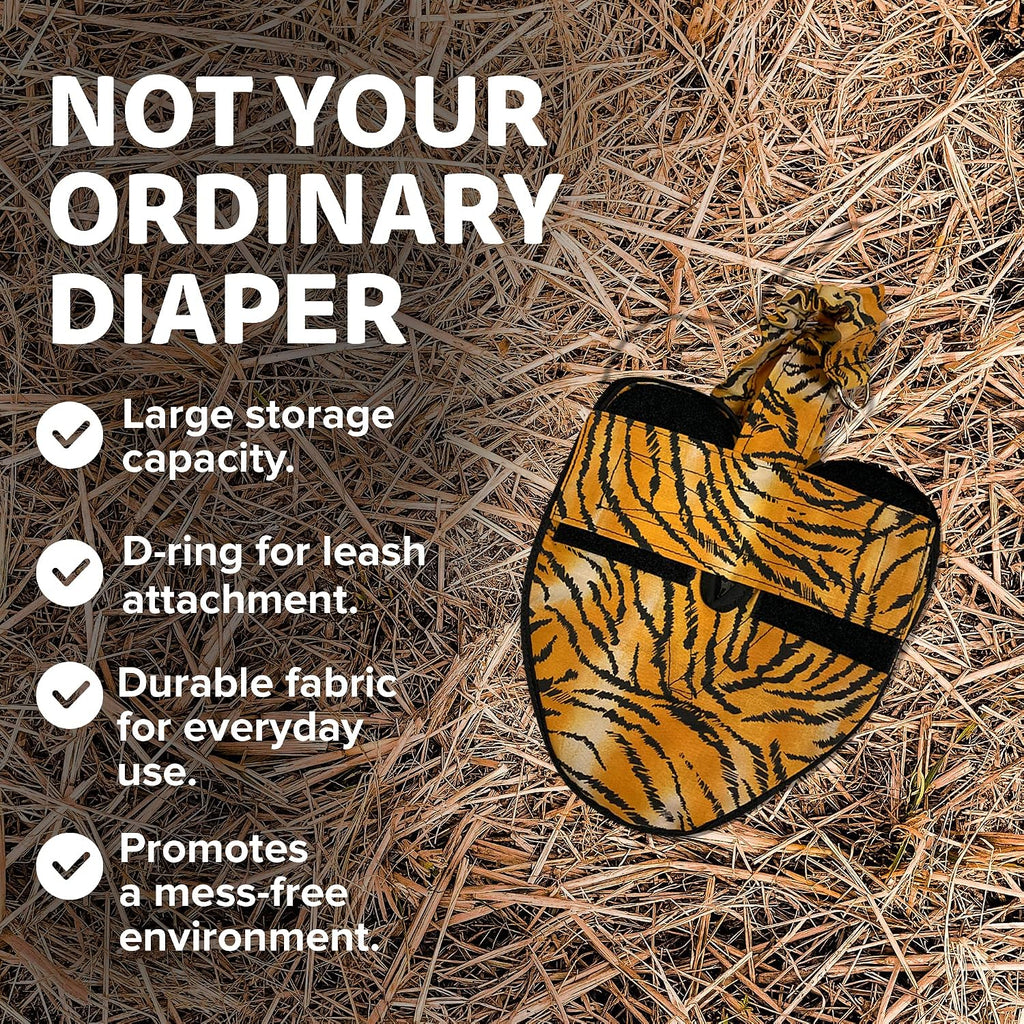Hen Holster wrap style chicken diaper back view