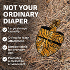 Hen Holster wrap style chicken diaper back view