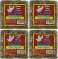 Happy Hen Treats Mealworm and Sunflower Treat 4 Pack front view packaging.