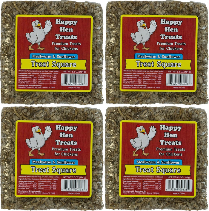 Happy Hen Treats Treat for Pets, Mealworm and Sunflower, 5.5-Ounce - 4 Pack - Image 1