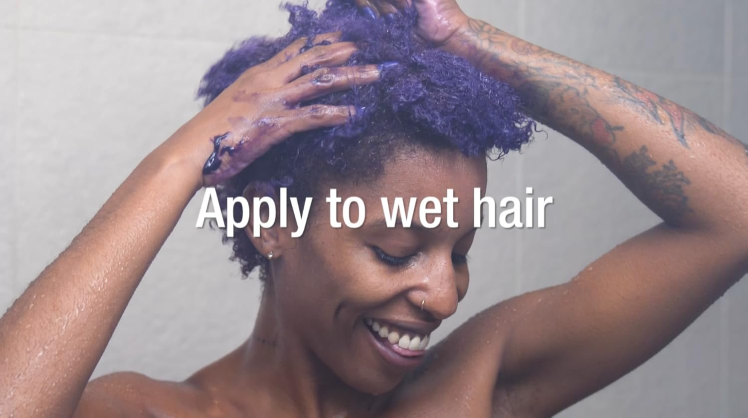 Celeb Luxury Viral Purple shampoo vegan hair dye and bond rebuilder packaging detail
