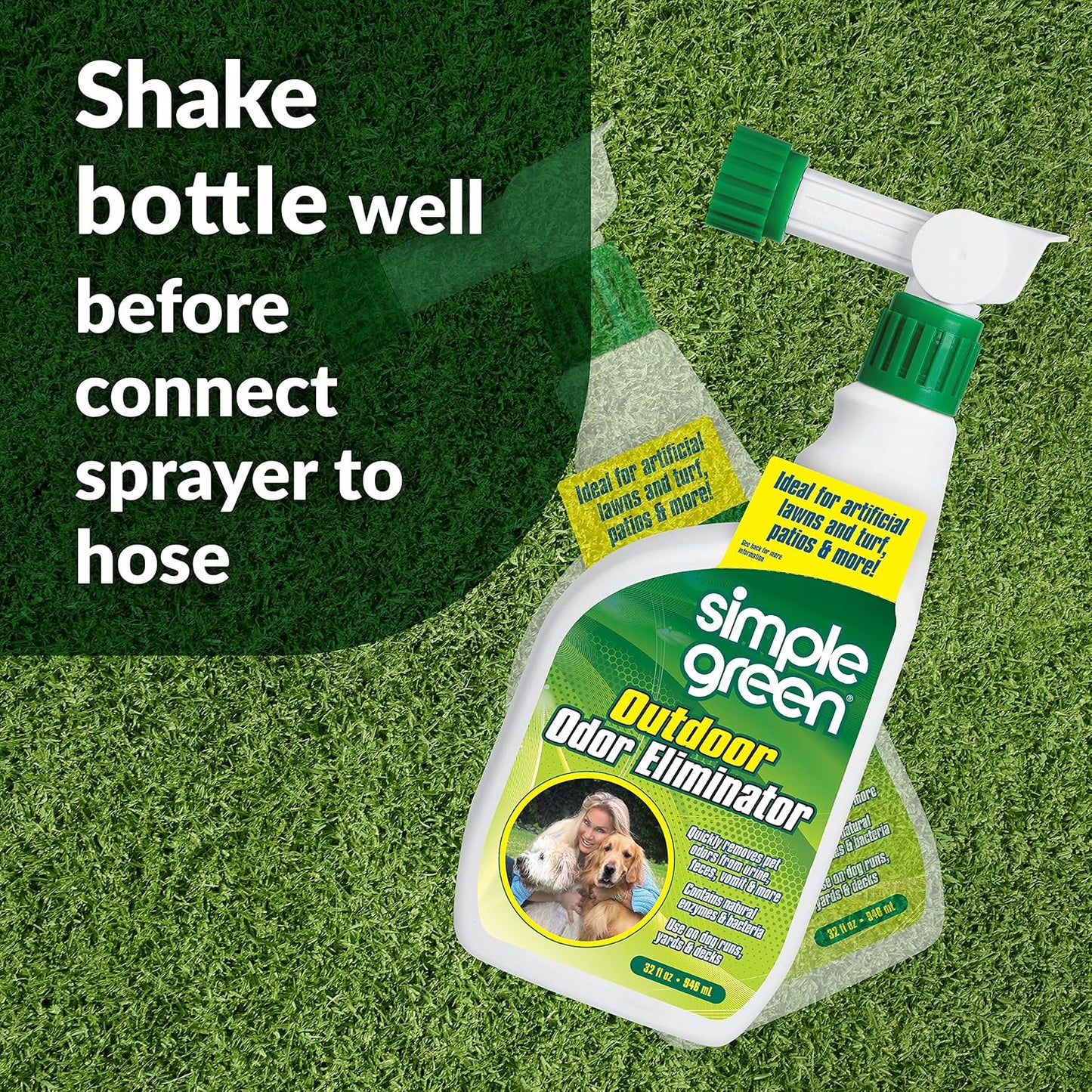 Simple Green enzyme-based cleaner for backyard use