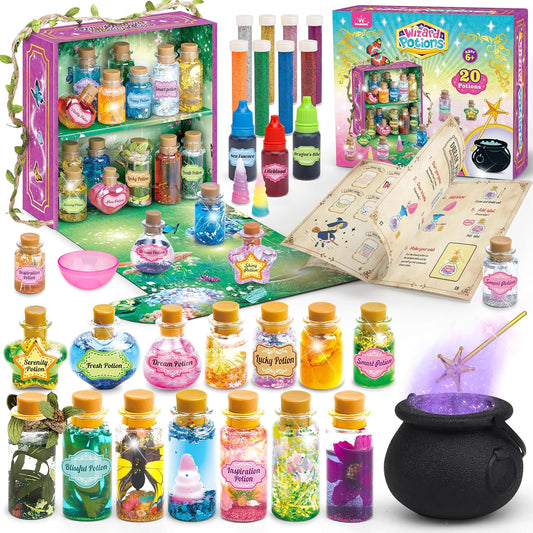 Wookidel Fairy Magic Craft Kit with 20 Potion Bottles front view