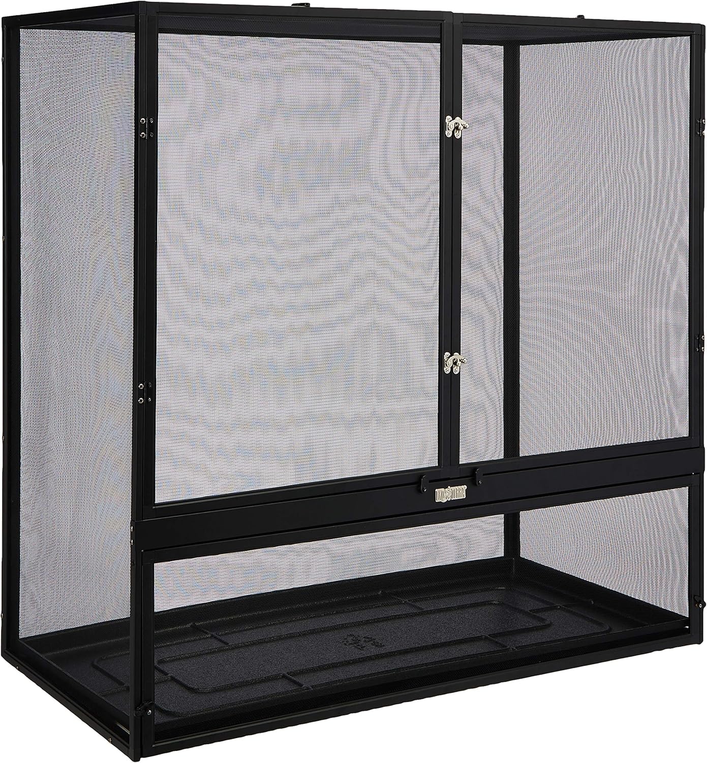 Exo Terra Screen Terrarium Large front view showing aluminum mesh habitat structure