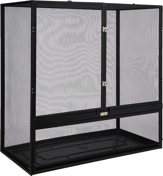 Exo Terra Screen Terrarium Large front view showing aluminum mesh habitat structure