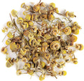 Valley of Tea Organic Chamomile Flowers front packaging showing loose leaf herbal tea.