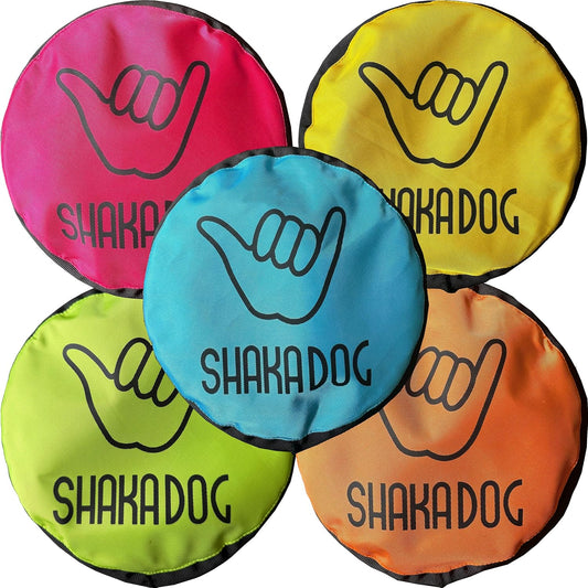 Shaka ZippyToss Flying Dog Disc front view interactive fetch toy
