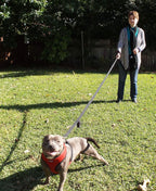 Tangle free swivel metal alloy clasp detail on the Primal Pet Gear dog leash.