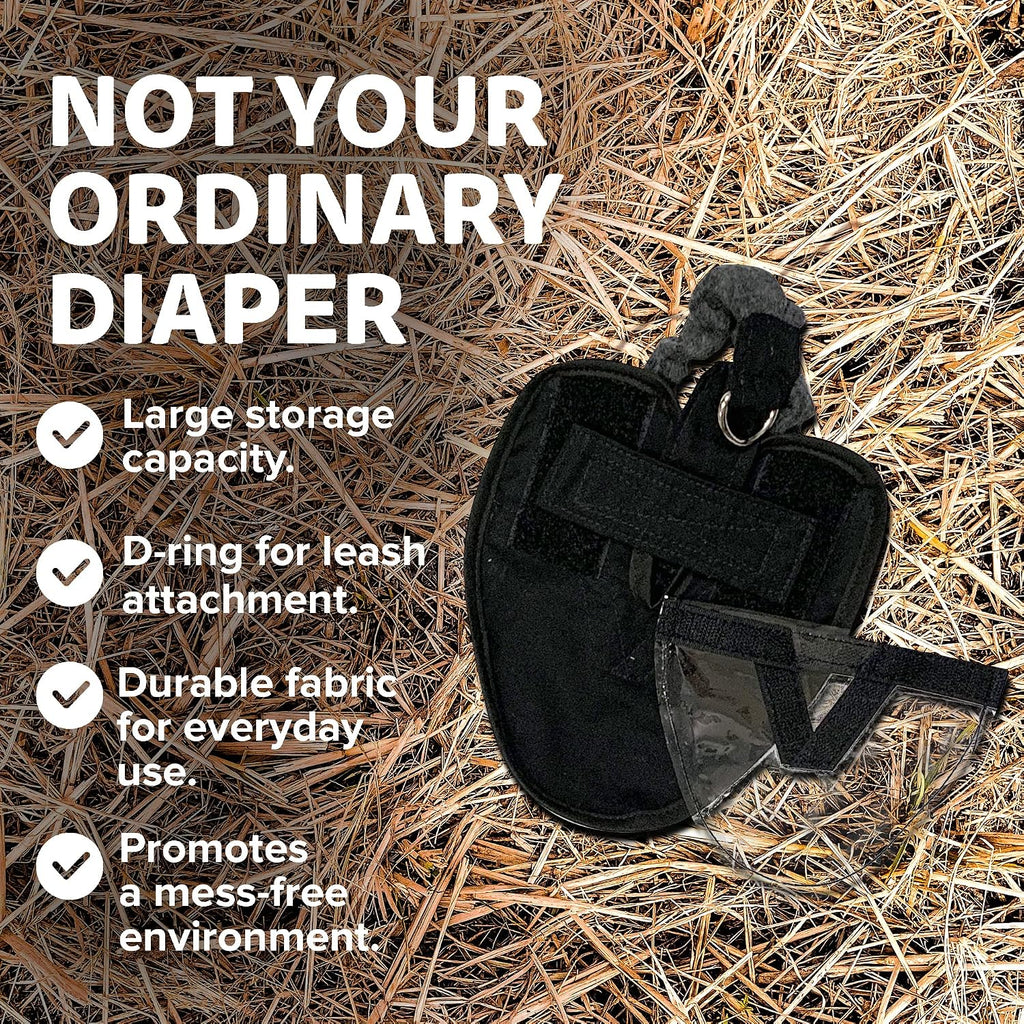 Hen Holster starter kit poultry diaper hook and loop closure detail