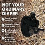 Hen Holster starter kit poultry diaper hook and loop closure detail