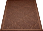 Amazon Basics cat litter box mat folded or rolled view